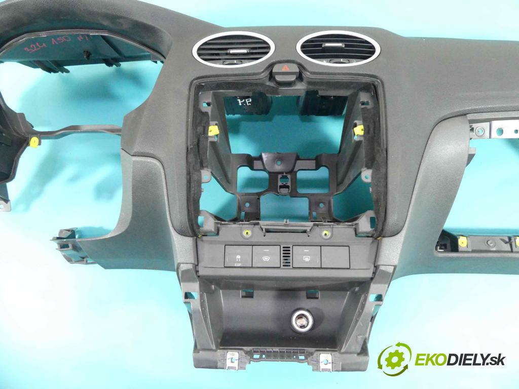 Ford Focus Mk2 2004-2011 2.0 tdci 136 HP manual 100 kW 1997 cm3 4- kokpit,pristrojová doska rozdeľovacia 4M51-A042B84-CD