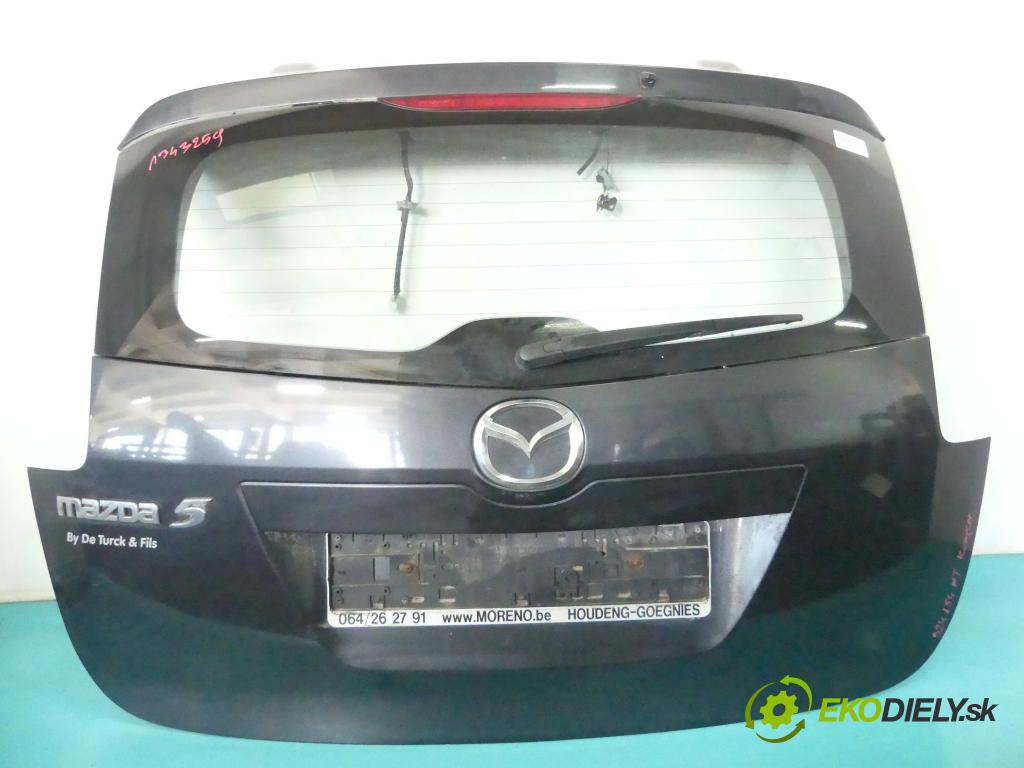 Mazda 5  2005-2010 2.0 citd 110 hp manual 81 kW 1998 cm3 5- zadní kufrové dveře  (Zadní kapoty)