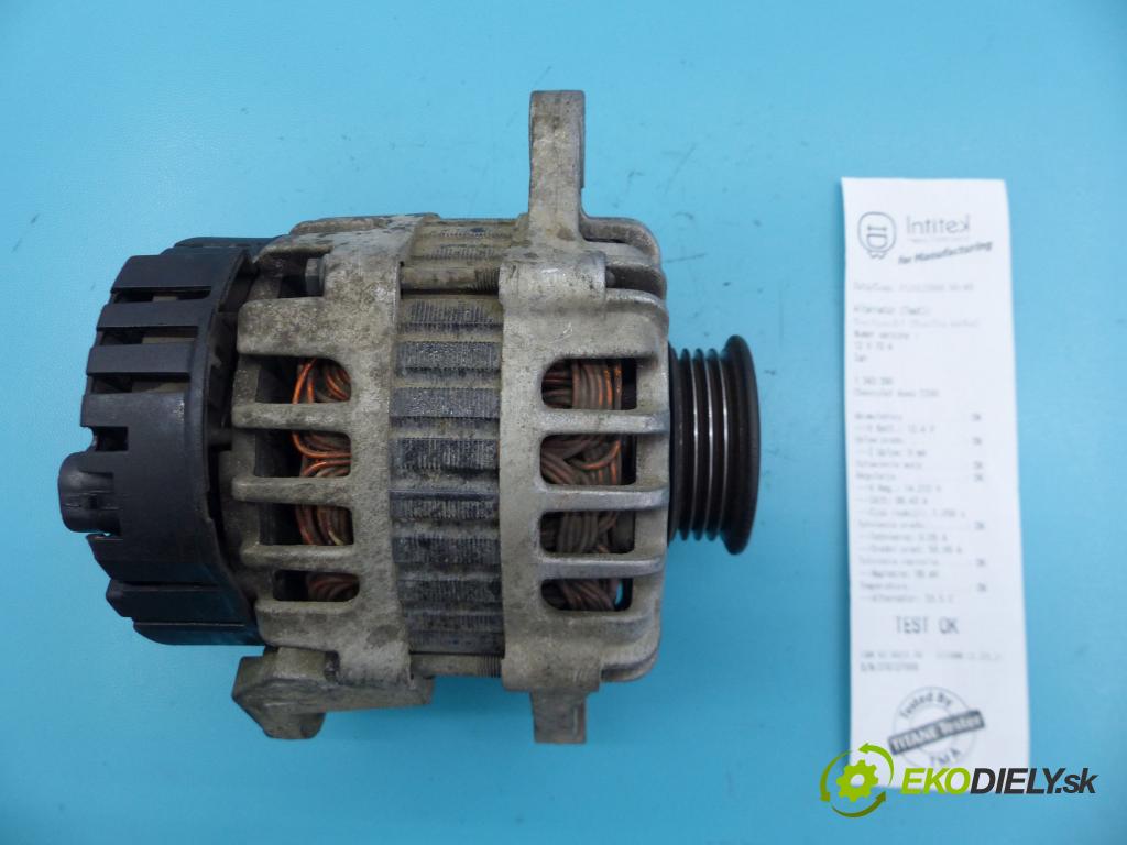 Chevrolet Aveo T200 2003-2008 1,2.0 8V 72 hp manual 53 kW 1150 cm3 5- Alternator 2655476 (Alternátory)