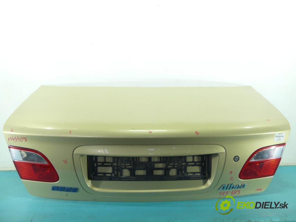 Fiat Albea 1.2 16v 80 hp manual 59 kW 1242 cm3 4- zadní kufrové dveře  (Zadní kapoty)