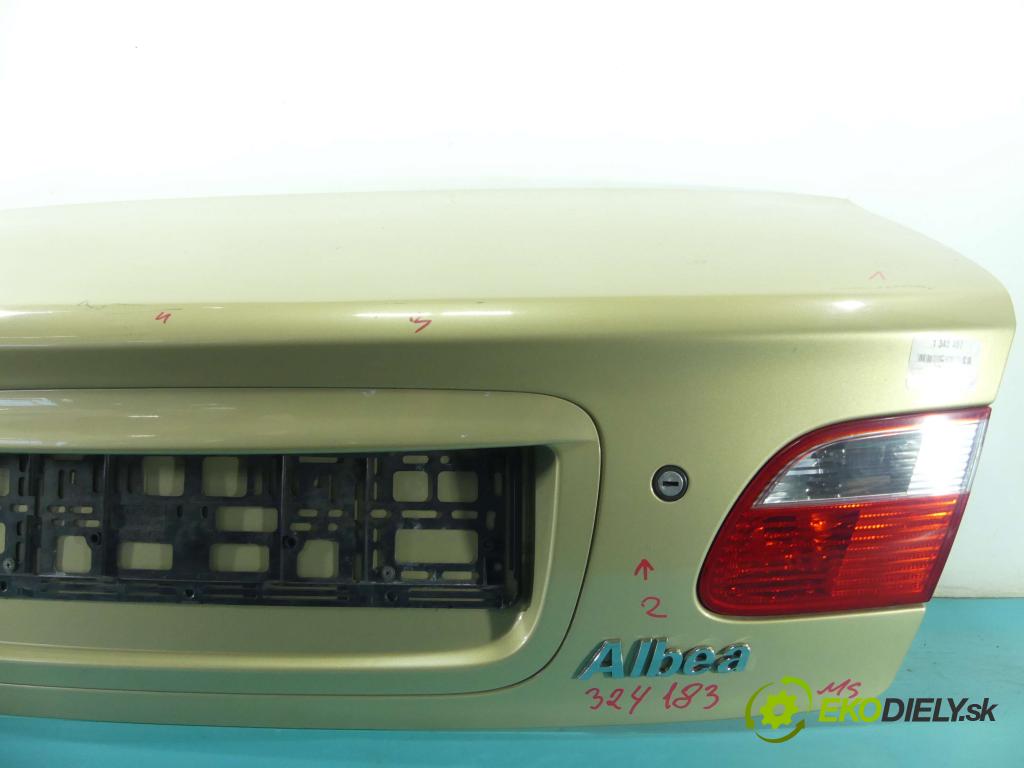 Fiat Albea 1.2 16v 80 hp manual 59 kW 1242 cm3 4- zadní kufrové dveře  (Zadní kapoty)