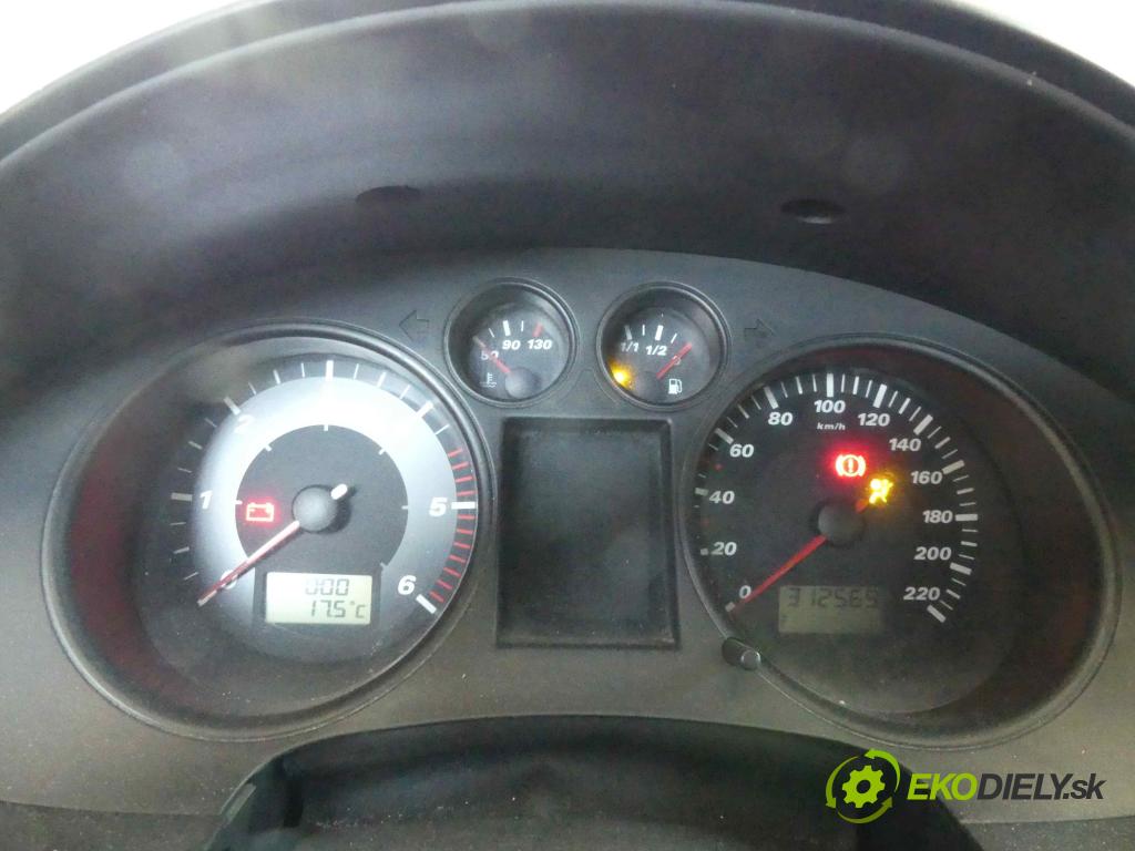 Seat Ibiza III 6L 2002-2008 1.4 tdi 75 HP manual 55 kW 1422 cm3 5- prístrojovka/ budíky 6L0920801A (Prístrojové dosky, displeje)