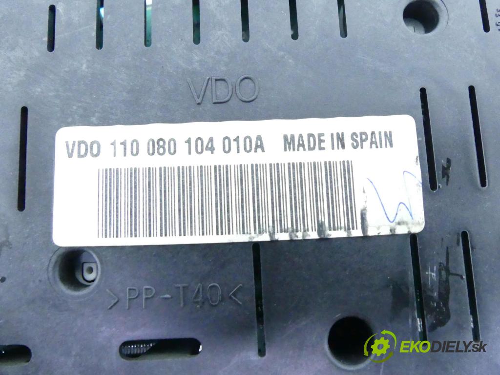 Seat Ibiza III 6L 2002-2008 1.4 tdi 75 HP manual 55 kW 1422 cm3 5- prístrojovka/ budíky 6L0920801A (Prístrojové dosky, displeje)