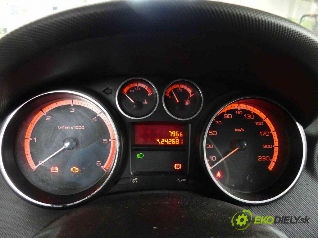 Peugeot 308 I 2007-2013 1.6 hdi 90 HP manual 66,2 kW 1560 cm3 5- prístrojovka/ budíky 9665107480 (Prístrojové dosky, displeje)