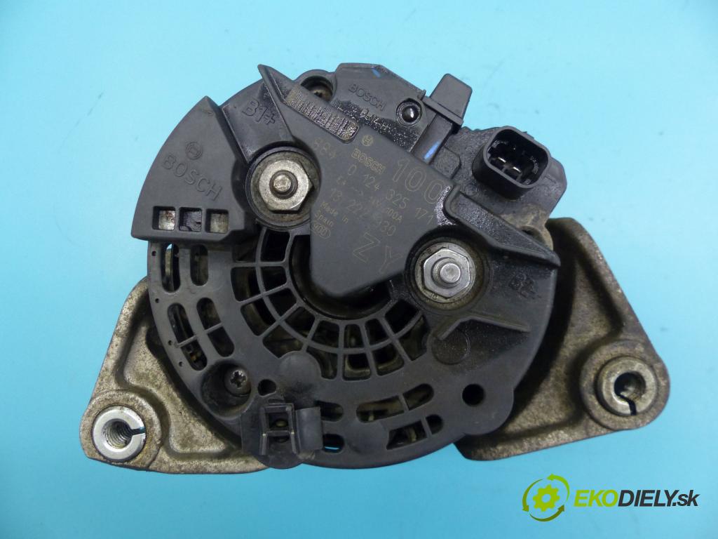 Opel Meriva A 2002-2010 1.4 16V 90 hp manual 66 kW 1364 cm3 5- Alternator 0124325171 (Alternátory)