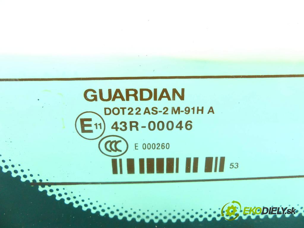 Peugeot 308 I 2007-2013 1.6 hdi 90 hp manual 66,2 kW 1560 cm3 5- sklo zadní  (Okna zadní)