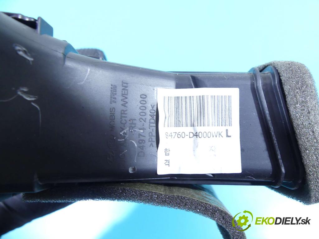 Kia Optima IV 2015-2020 2.0 16V 156 HP automatic 115 kW 1999 cm3 4- Mřížka: kúrenia stredová D4974-20000 (Mriežky kúrenia (fukáre))