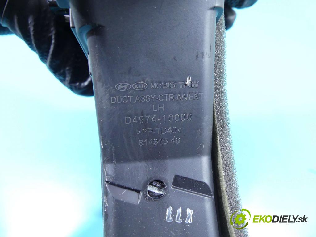 Kia Optima IV 2015-2020 2.0 16V 156 HP automatic 115 kW 1999 cm3 4- Mřížka: kúrenia stredová D4974-20000 (Mriežky kúrenia (fukáre))