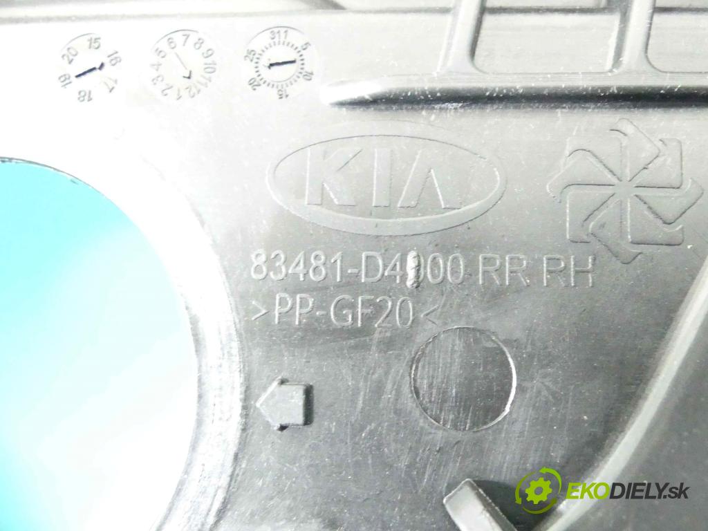 Kia Optima IV 2015-2020 2.0 16V 156 hp automatic 115 kW 1999 cm3 4- mechanismus stahování zadní pravý 83481-D4000