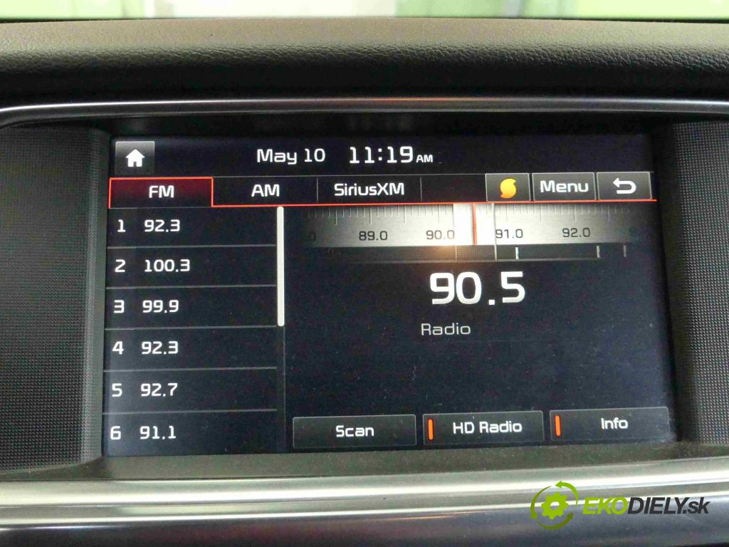 Kia Optima IV 2015-2020 2.0 16V 156 HP automatic 115 kW 1999 cm3 4- Radio originál 96560-A8400WK