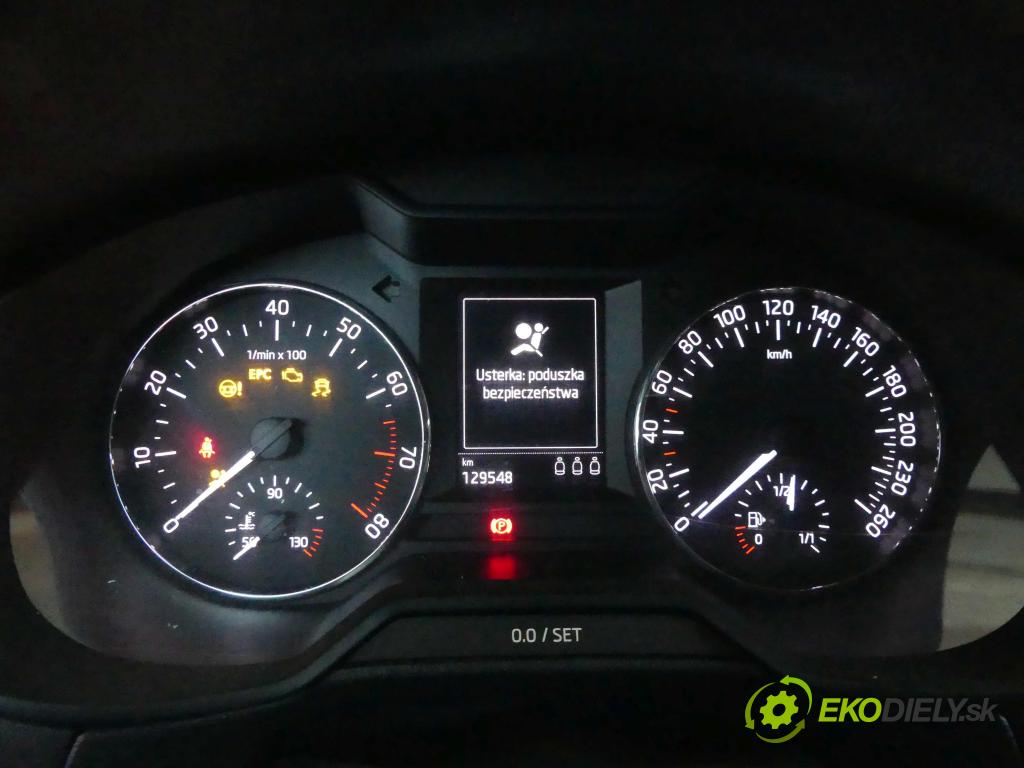 Skoda Octavia III 2013- 1.4 tsi 140 HP manual 103 kW 1395 cm3 5- prístrojovka/ budíky 5E0920740 (Prístrojové dosky, displeje)