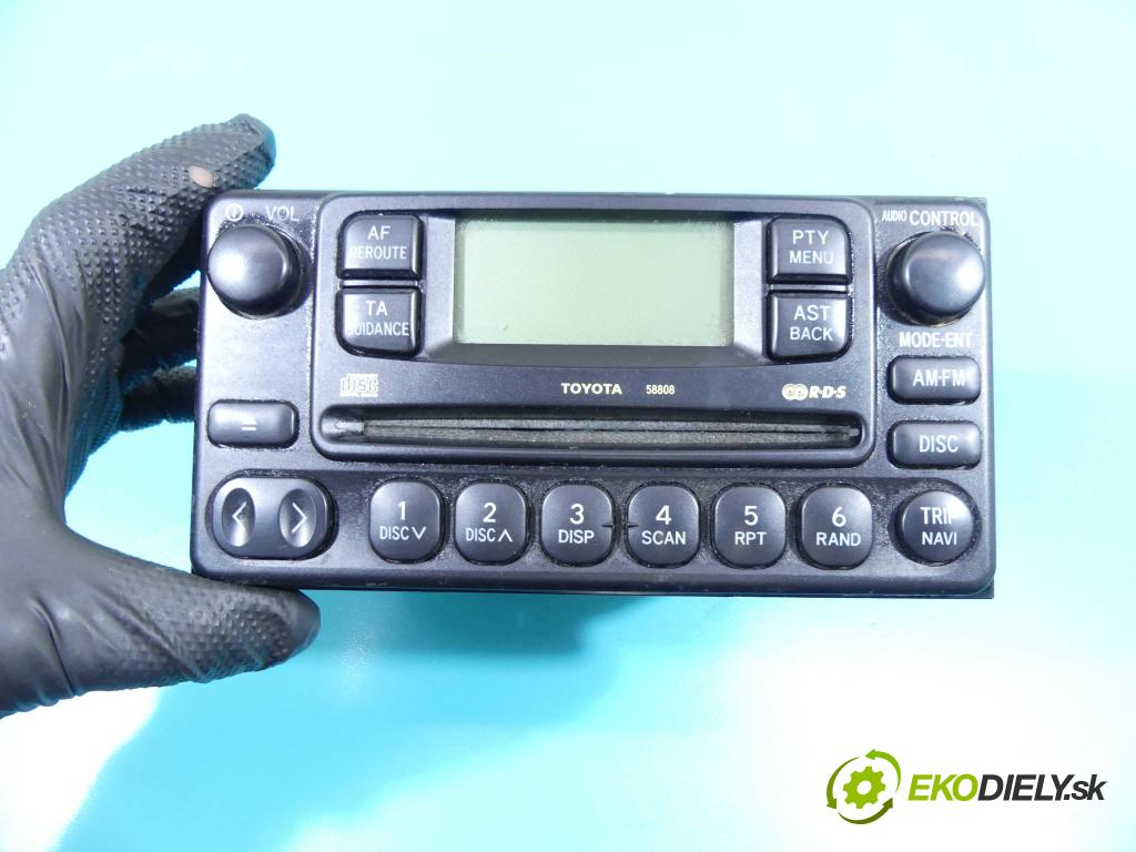 Toyota Avensis Verso 2001-2009 2.0 D4D 116 HP manual 85 kW 1995 cm3 5- Radio originál 86120-44080