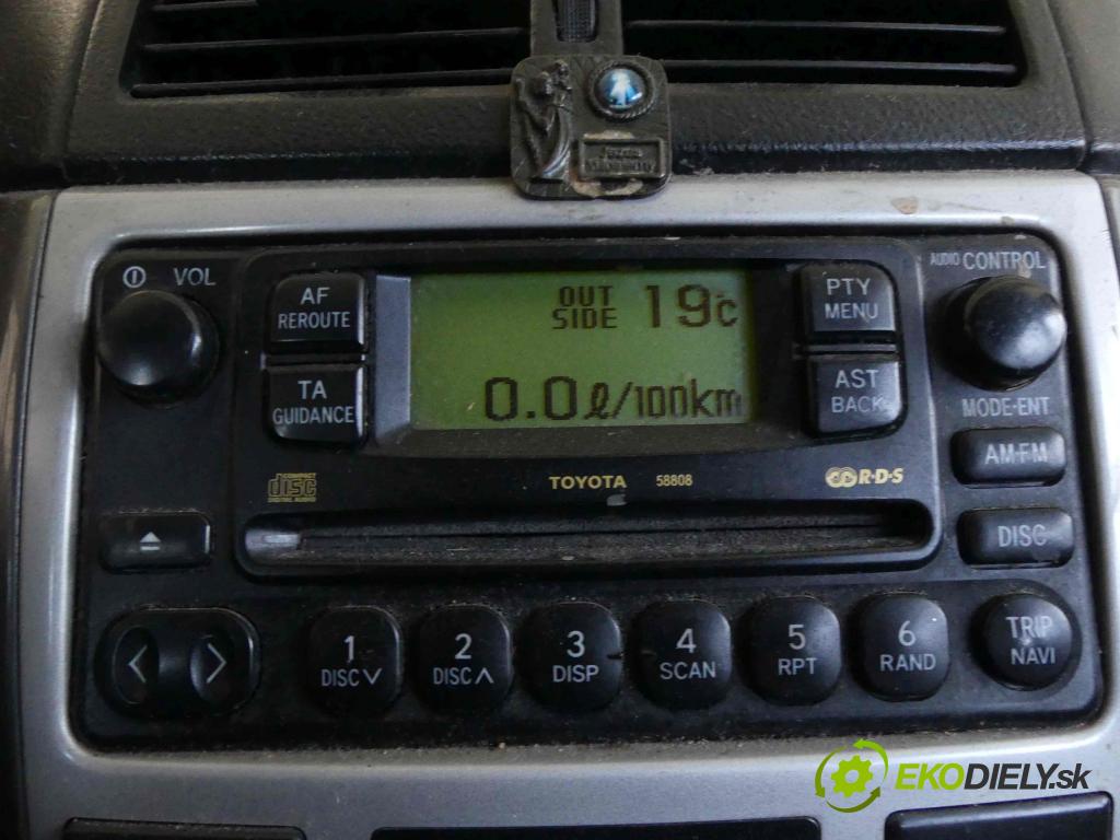 Toyota Avensis Verso 2001-2009 2.0 D4D 116 HP manual 85 kW 1995 cm3 5- Radio originál 86120-44080