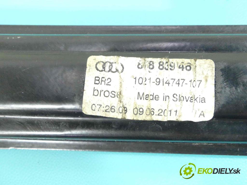 Audi A5 8T 2007-2016 3.0 V6 TDI 239KM automatic 176 kW 2967 cm3 5- mechanismus stahování zadní levý 8K0959802A