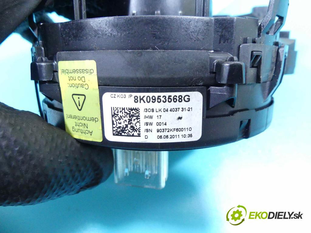 Audi A5 8T 2007-2016 3.0 V6 TDI 239KM automatic 176 kW 2967 cm3 5- Páska: airbag 8K0953568G (Airbagy)