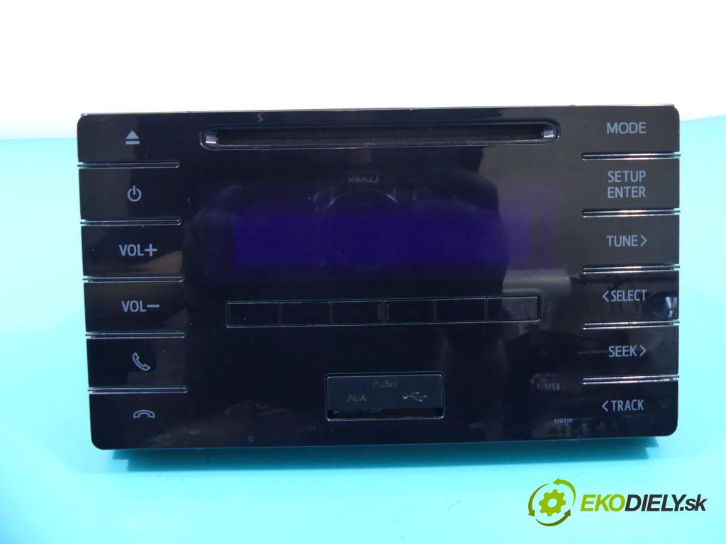 Toyota Auris II 2012-2018 1.6 16V 132  HP manual 97 kW 1598 cm3 5- Radio originál 86120-02J61