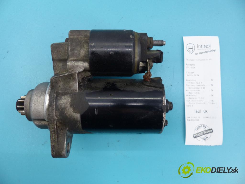Vw Polo IV 9N 2001-2009 1.4 16V 75 HP manual 55 kW 1390 cm3 5- štartér 0001121016 (Štartéry)