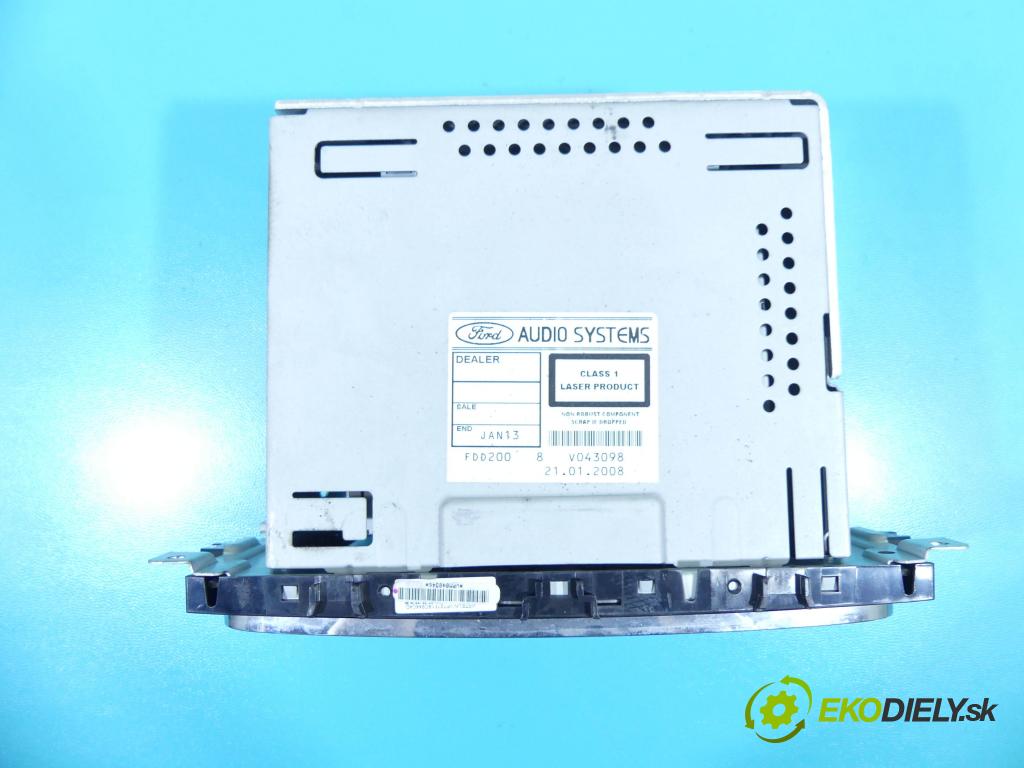 Ford Focus Mk2 2004-2011 1.8 tdci 116 HP manual 85 kW 1753 cm3 5- Radio originál 8M5T-18C815-AA