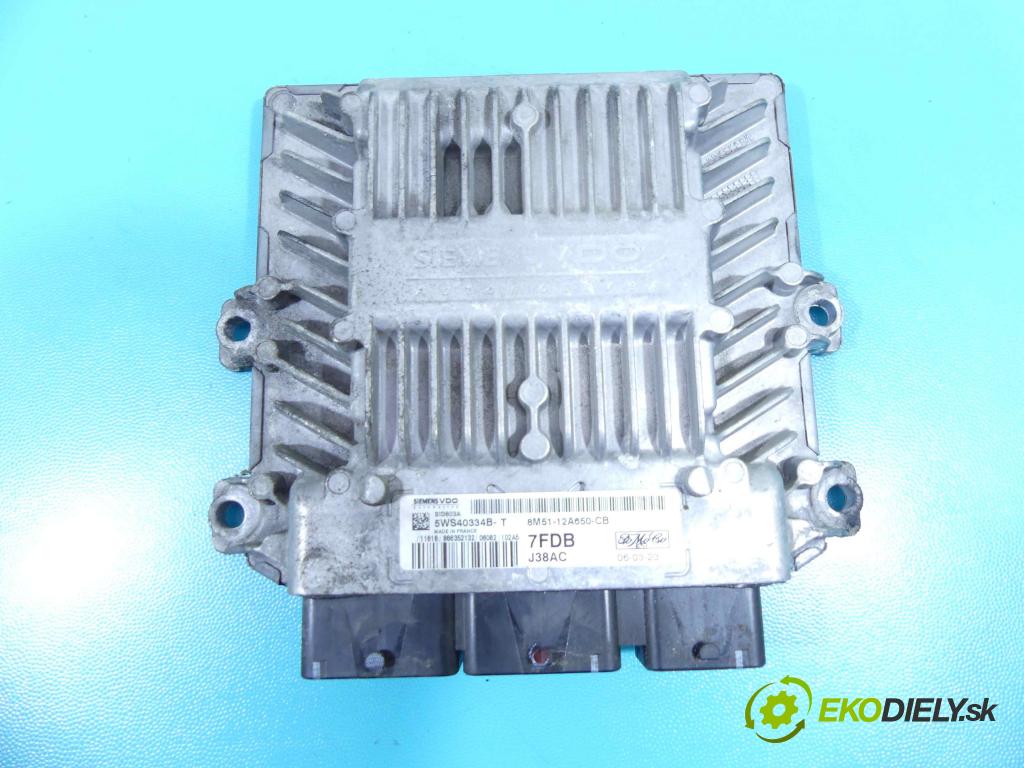 Ford Focus Mk2 2004-2011 2.0 tdci 136hp manual 100 kW 1997 cm3 5- řídící jednotka motoru 8M51-12A650-CB