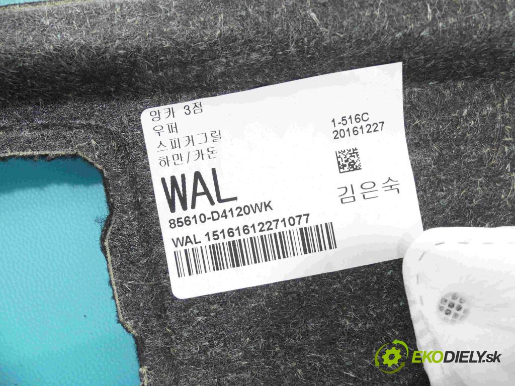 Kia Optima IV 2015-2020 2.0 16V 156 HP automatic 115 kW 1999 cm3 4- zadná 85610-D4120WK (Pláta zadné)