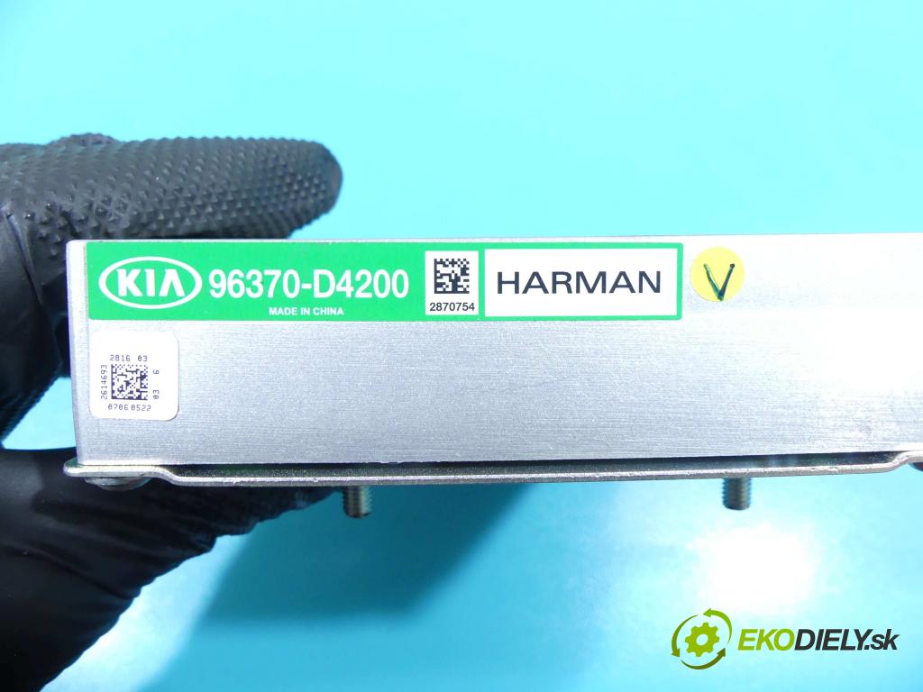 Kia Optima IV 2015-2020 2.0 16V 156 HP automatic 115 kW 1999 cm3 4- Zesilovač: 96370-D4200 (Zosilňovače)