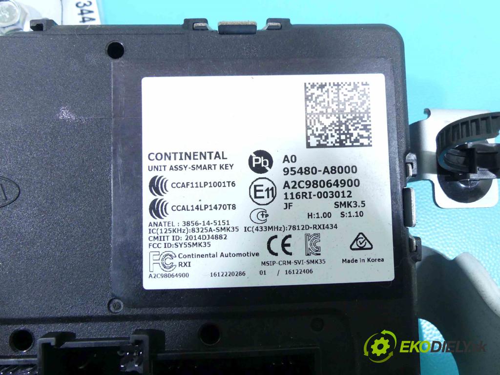 Kia Optima IV 2015-2020 2.0 16V 156 HP automatic 115 kW 1999 cm3 4- modul riadiaca jednotka 95480-A8000 (Ostatné)