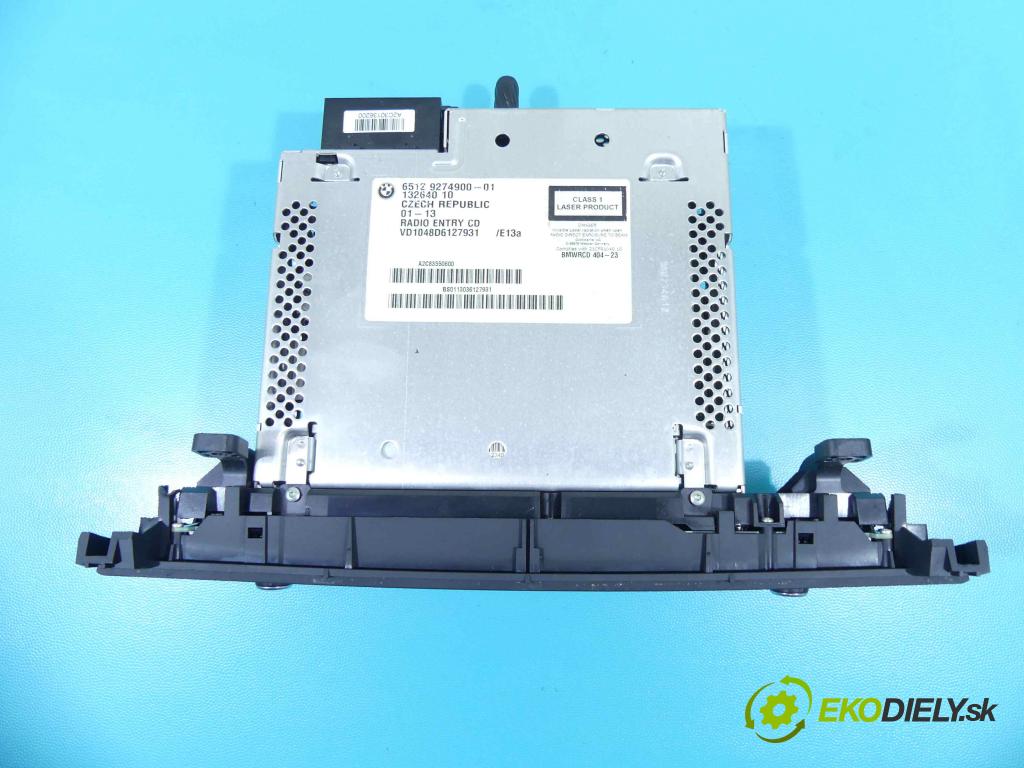 Bmw 1 F20 2011-2019 2.0d 116 HP manual 85 kW 1995 cm3 5- Radio originál 9274900