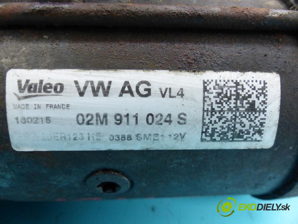 Vw Passat B8 2014 - 2.0 tdi 150 HP manual 110 kW 1968 cm3 5- štartér 02M911024S (Štartéry)