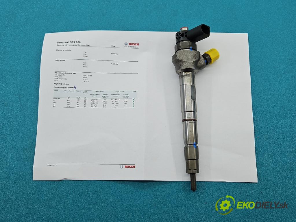 Vw Passat B8 2014 - 2.0 tdi 150 HP manual 110 kW 1968 cm3 5- vstrek 0445110469 (Vstrekovače)