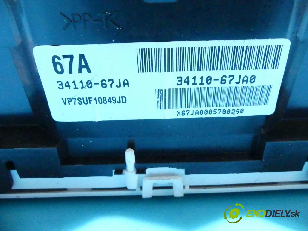 Suzuki Grand Vitara II 2005-2014 1.9 DDiS 129 HP manual 95 kW 1870 cm3 5- prístrojovka/ budíky 34110-67JA0 (Prístrojové dosky, displeje)