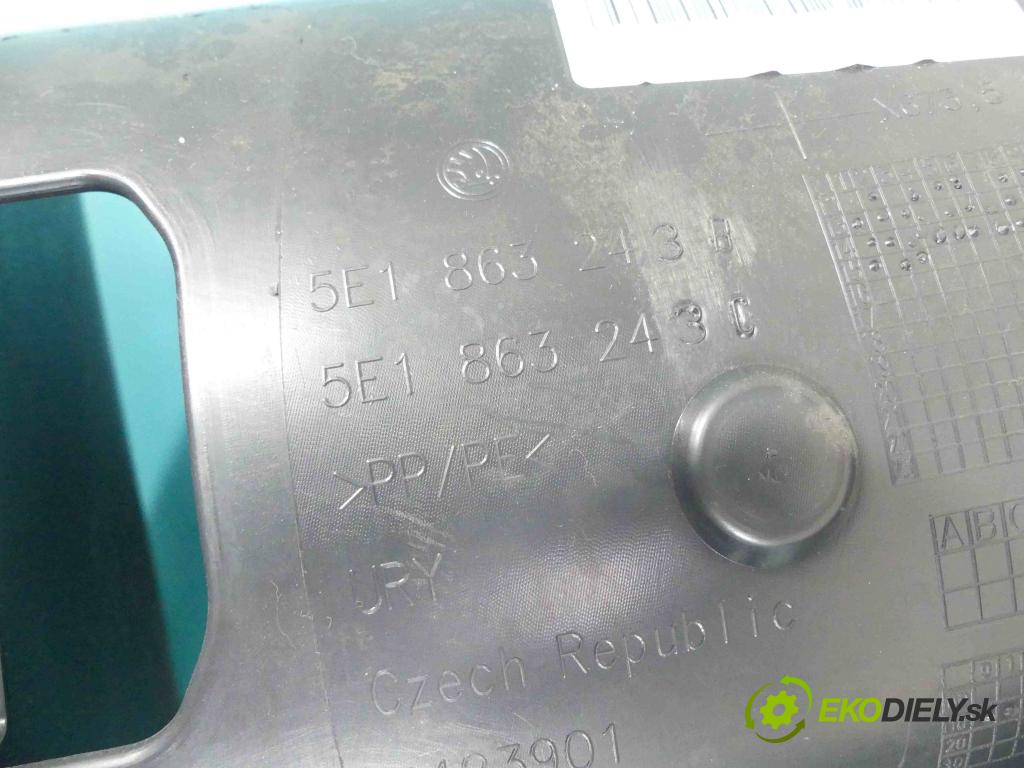 Skoda Octavia III 2013- 1.4 tsi 140 HP manual 103 kW 1395 cm3 5- operadlo 5E1863241C (Lakťové opierky)