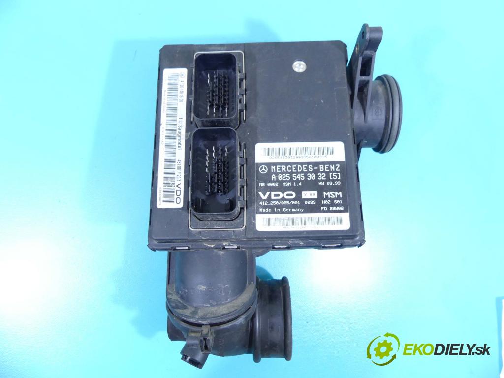Mercedes A W168 1997-2004 1.4 82 hp manual 60 kW 1397 cm3 5- řídící jednotka motoru A0255453032
