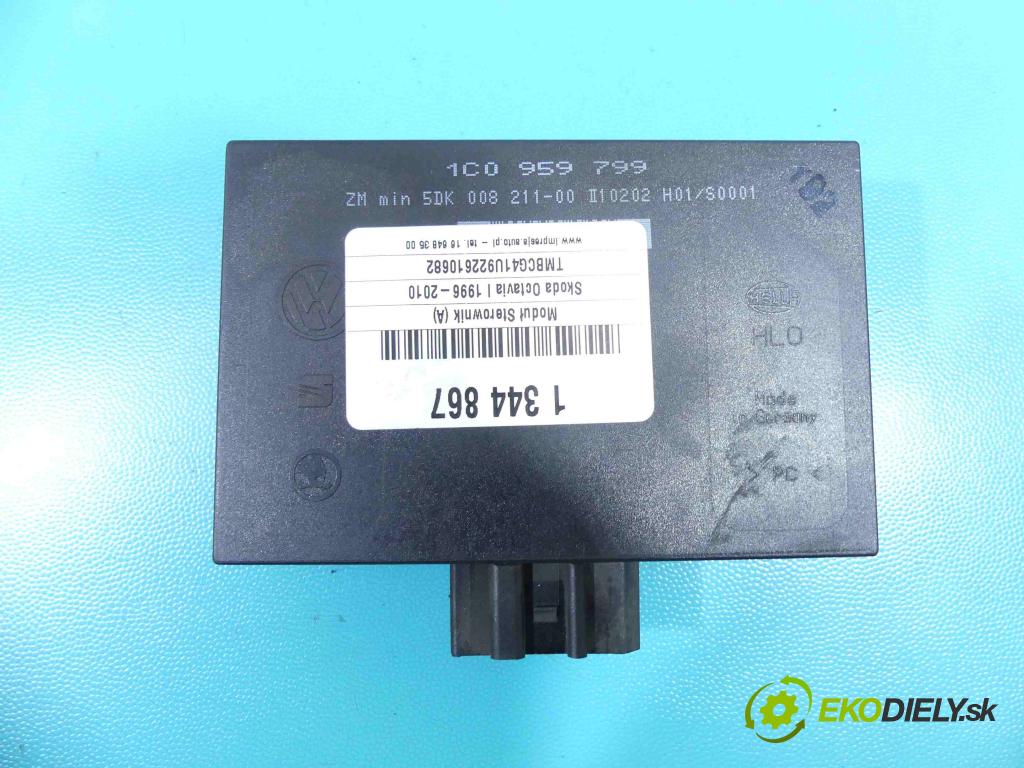 Skoda Octavia I 1996-2010 1.9 tdi 90 HP manual 66 kW 1896 cm3 5- modul riadiaca jednotka 1C0959799 (Ostatné)