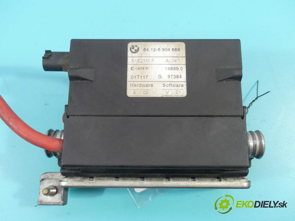 Bmw 3 E46 1998-2007 2.0d 136hp manual 100 kW 1951 cm3 4- Ohřívač: vody 6904668 (Ohřívání, ventilace)