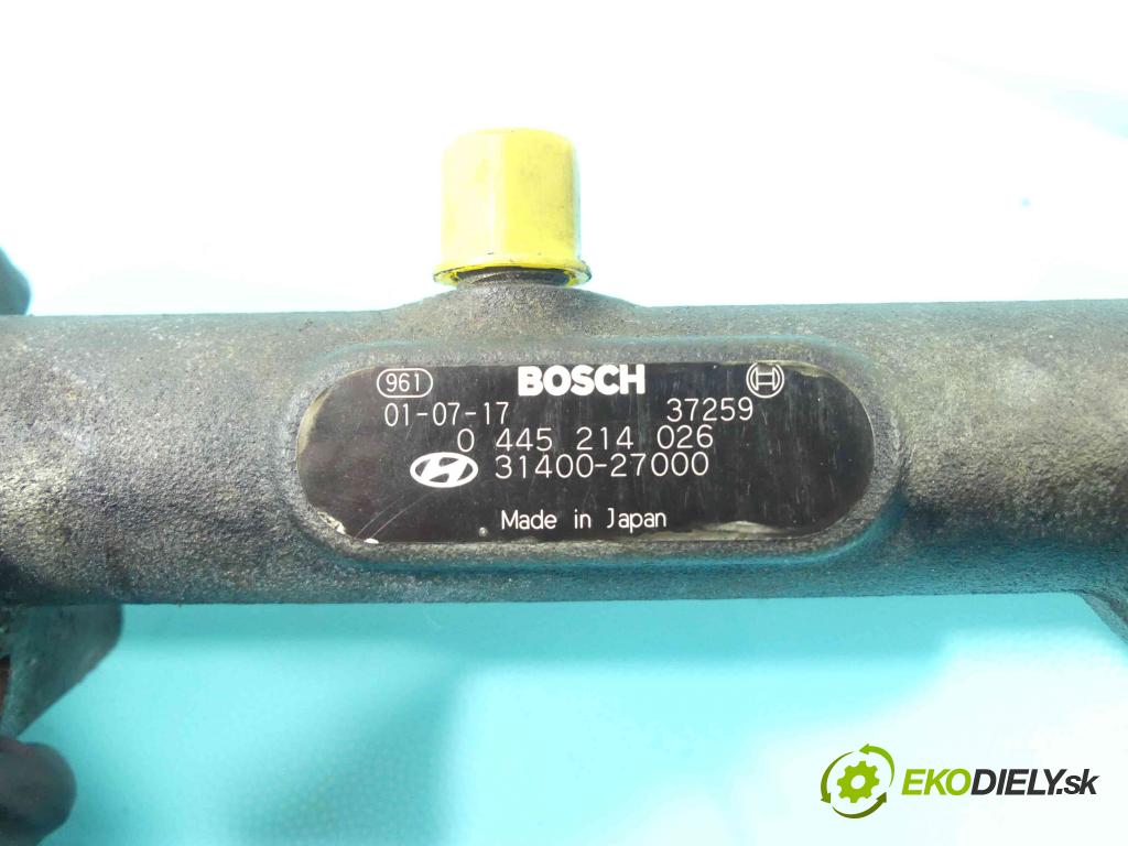 Hyundai Trajet 2.0 crdi 114 HP manual 84 kW 1991 cm3 5- lišta vstrekovacia 0445214026 (Vstrekovacie lišty)