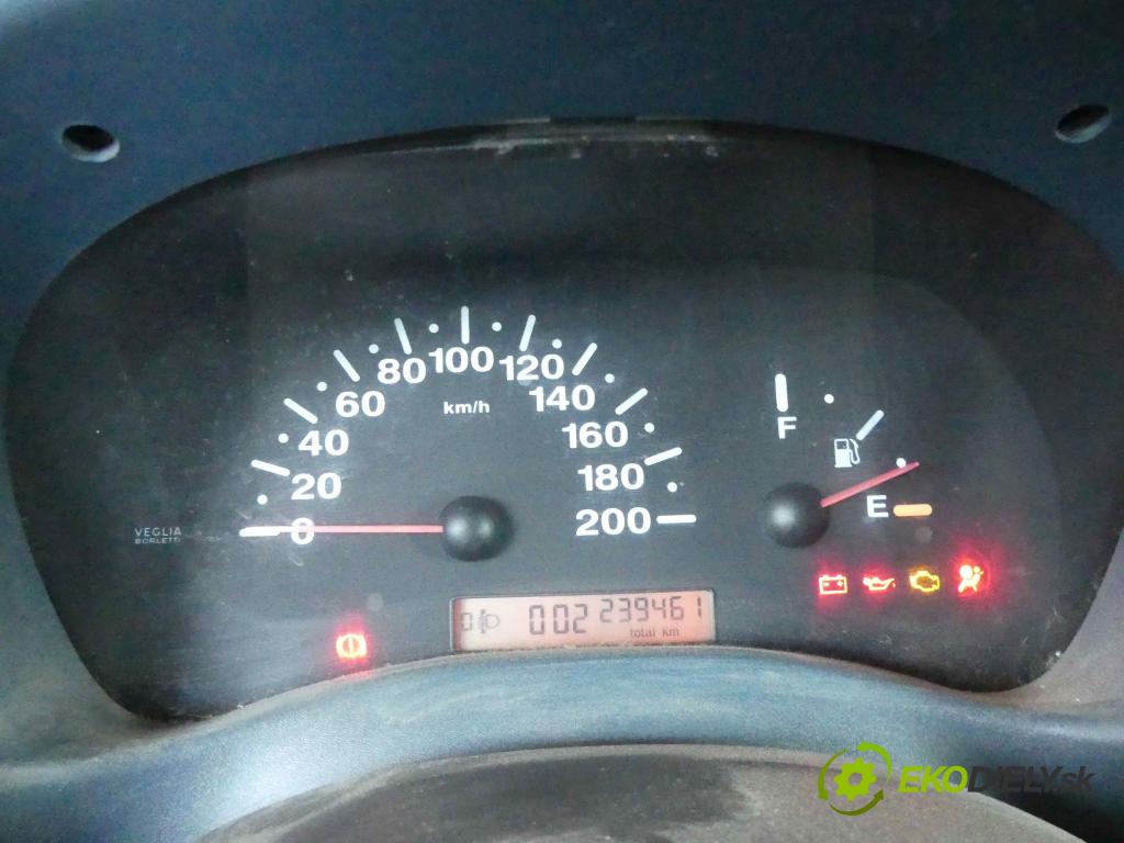 Fiat Doblo I 2001-2010 1.2 65 HP manual 48 kW 1242 cm3 5- prístrojovka/ budíky 606307002H (Prístrojové dosky, displeje)