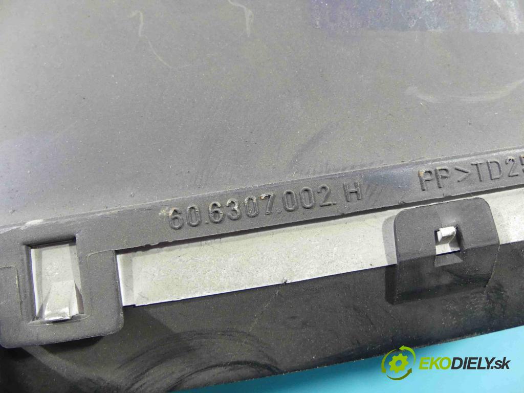 Fiat Doblo I 2001-2010 1.2 65 HP manual 48 kW 1242 cm3 5- prístrojovka/ budíky 606307002H (Prístrojové dosky, displeje)