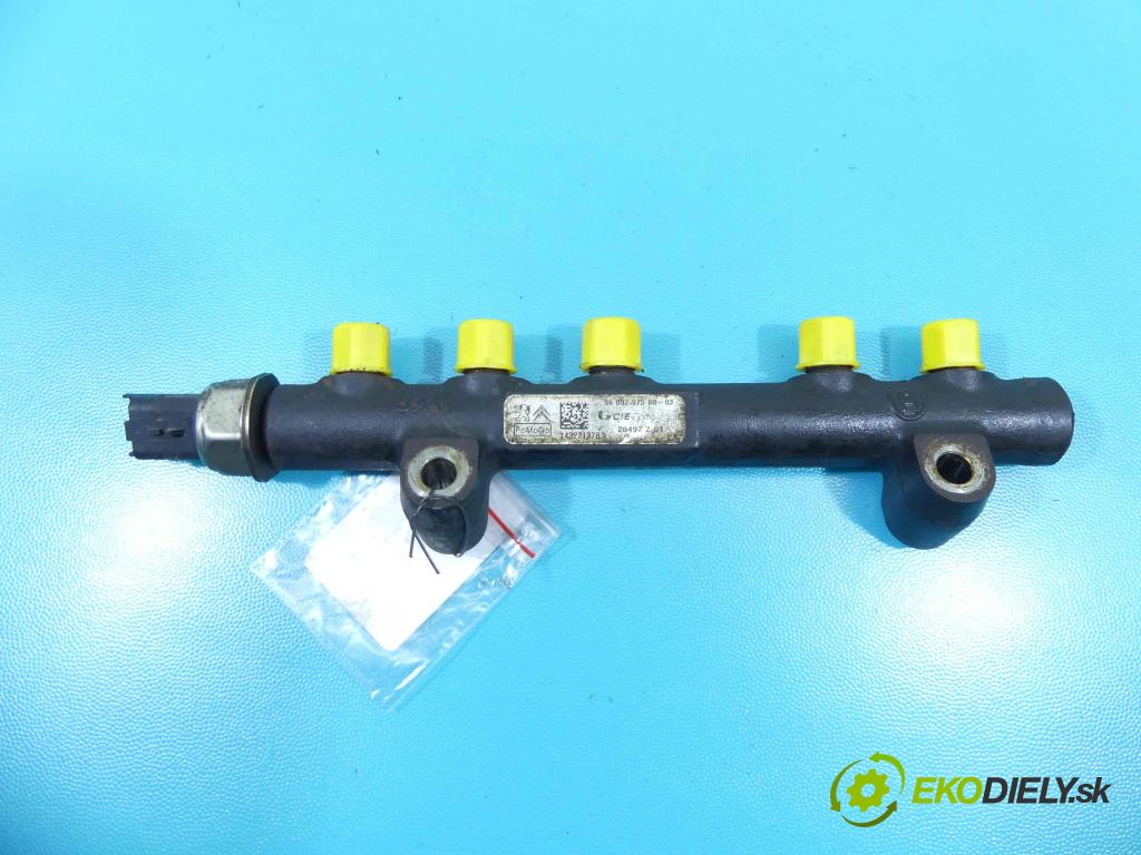 Citroen C3 II 2009-2016 1.4 hdi 68 HP manual 50 kW 1398 cm3 5- lišta vstrekovacia 9685297580 (Vstrekovacie lišty)