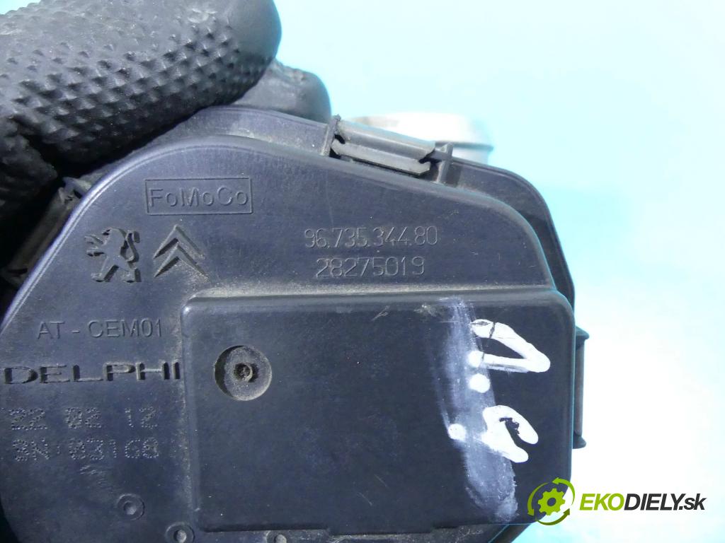 Citroen C3 II 2009-2016 1.4 hdi 68 HP manual 50 kW 1398 cm3 5- klapka 9673534480 (Škrtiace klapky)
