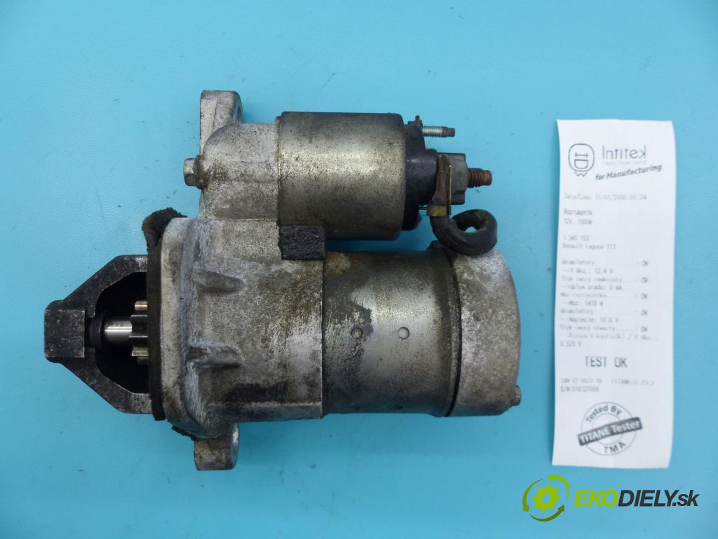 Renault Laguna III 2007-2015 2.0 16V 140 HP manual 103 kW 1997 cm3 5- štartér 23300 CK800 (Štartéry)