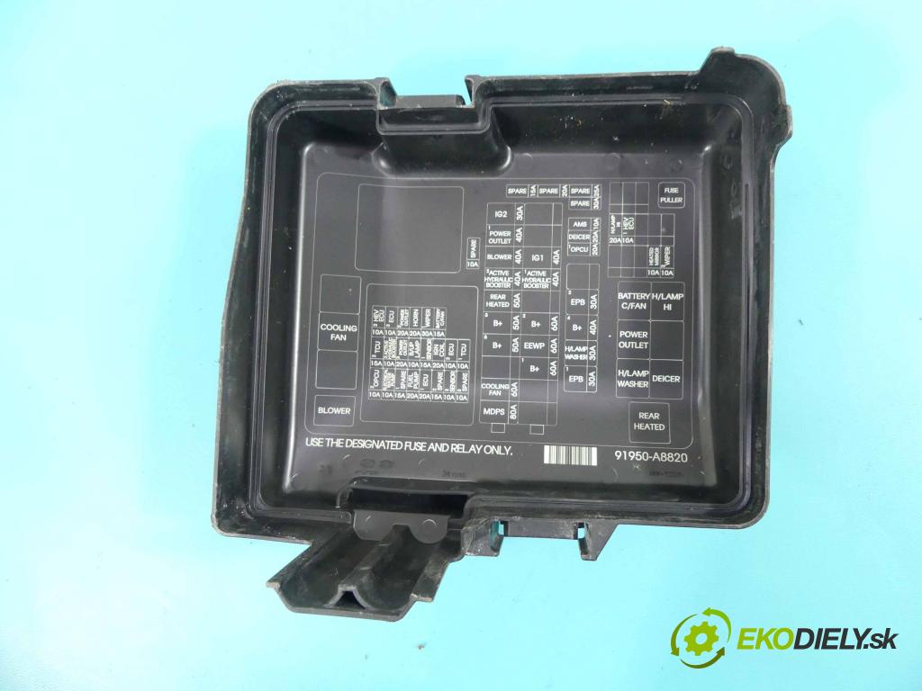 Kia Optima IV 2015-2020 2.0 16V 156 hp automatic 115 kW 1999 cm3 4- skříňka pojistková 91230-A8360 (Pojistkové skříňky)