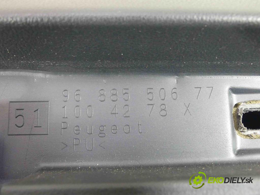 Peugeot 508 2010-2018 1.6 hdi 114 HP manual 84 kW 1560 cm3 4- kokpit,pristrojová doska rozdeľovacia 9688550677