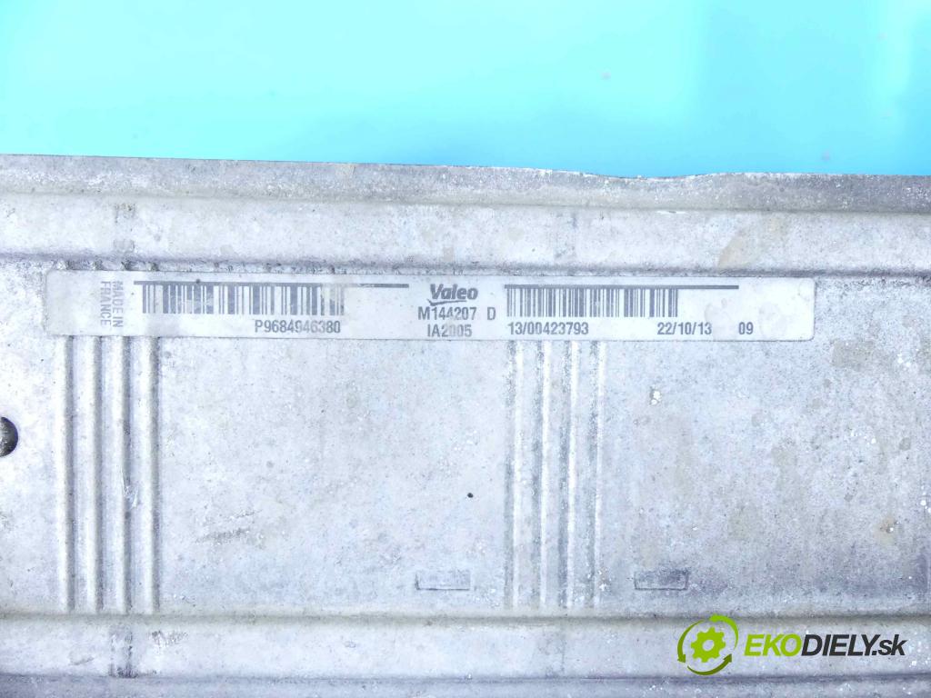 Peugeot 508 2010-2018 1.6 hdi 114 hp manual 84 kW 1560 cm3 4- Intercooler 9684946380 (Chladiče nasávaného vzduchu (intercoolery))