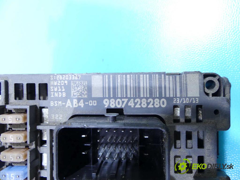 Peugeot 508 2010-2018 1.6 hdi 114 HP manual 84 kW 1560 cm3 4- modul riadiaca jednotka 9807428280 (Ostatné)