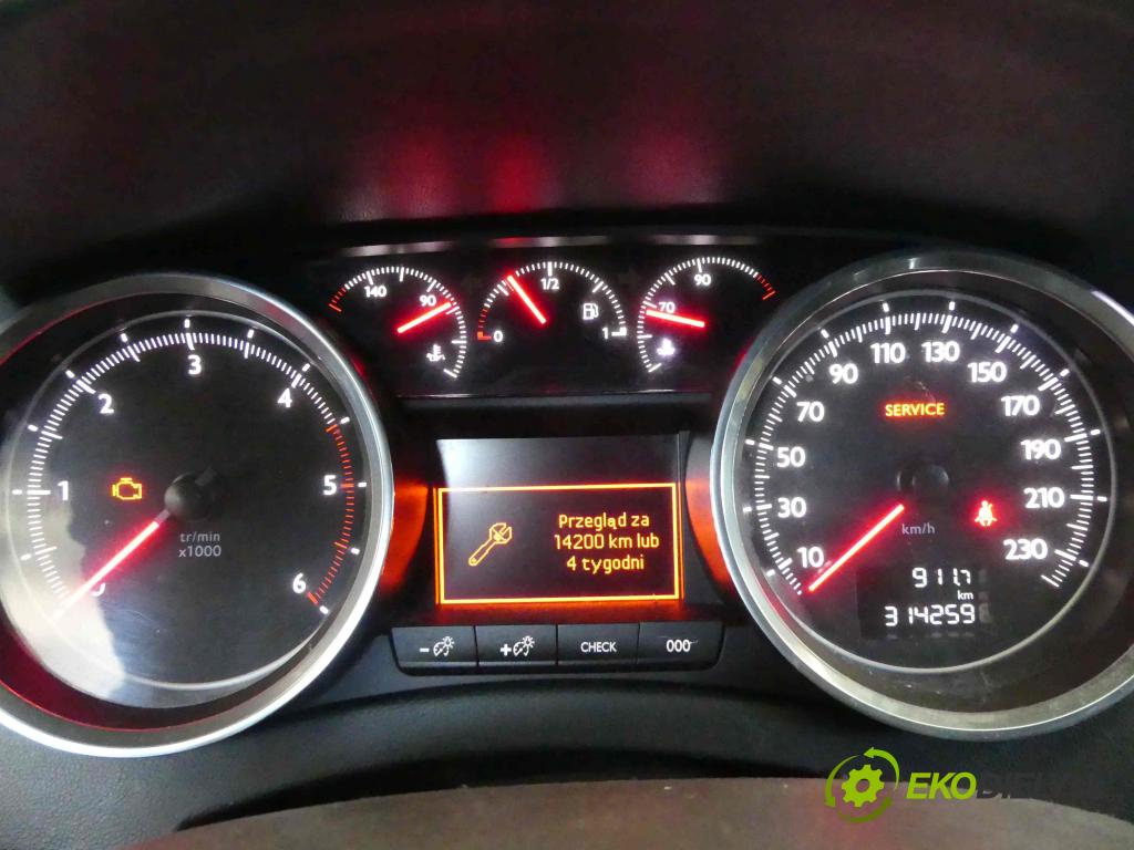 Peugeot 508 2010-2018 1.6 hdi 114 HP manual 84 kW 1560 cm3 4- prístrojovka/ budíky 9806086280 (Prístrojové dosky, displeje)