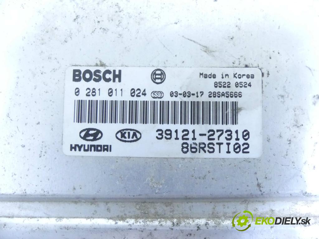 Hyundai Trajet 2.0 crdi 114 hp manual 84 kW 1991 cm3 5- řídící jednotka motoru 0281011024