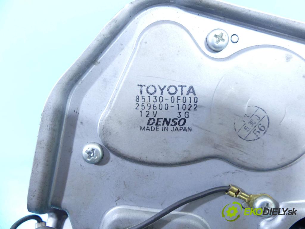 Toyota Corolla Verso II 2004-2009 2.0 D4D 116 hp manual 85 kW 1995 cm3 5- motor stěrače zadní 85130-0F010