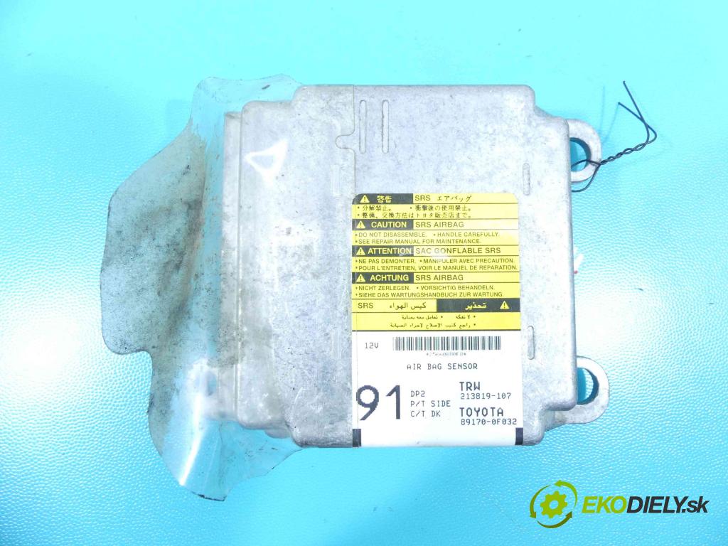 Toyota Corolla Verso II 2004-2009 2.0 D4D 116 HP manual 85 kW 1995 cm3 5- modul riadiaca jednotka 89170-0F032 (Ostatné)