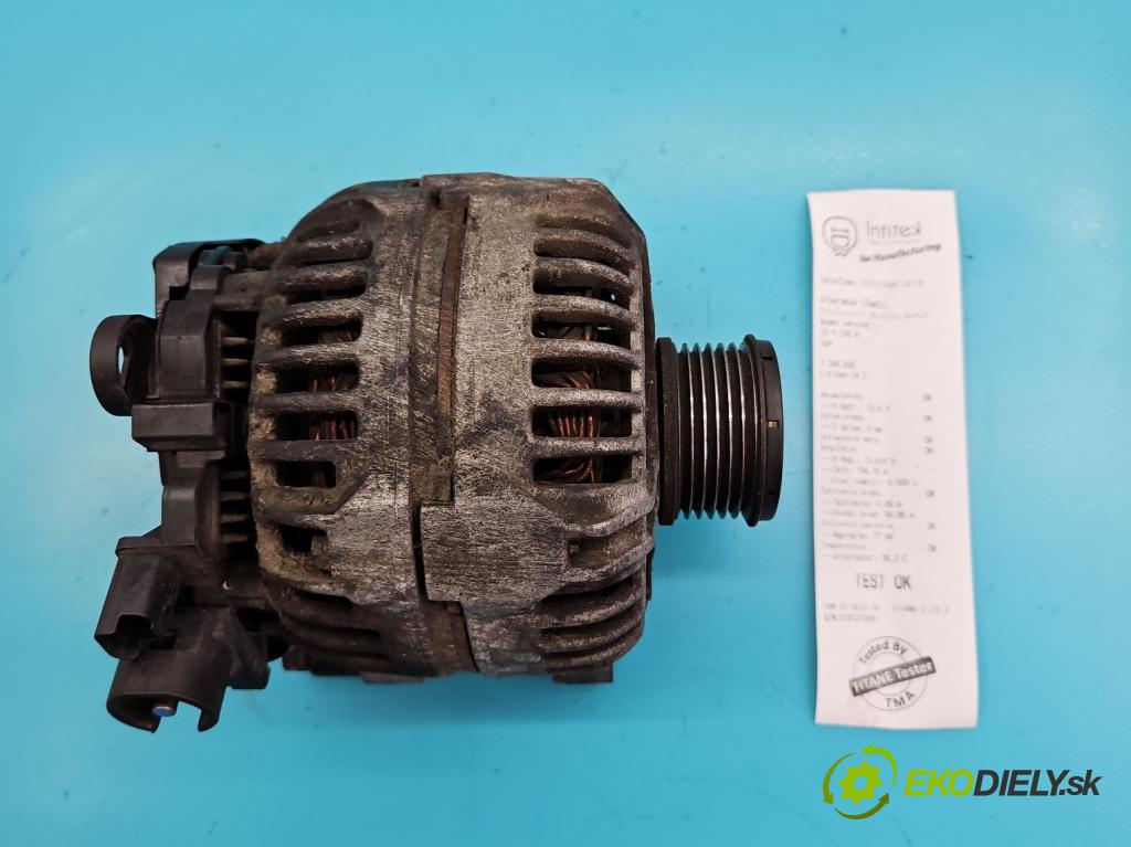 Citroen C4 I 2004-2011 1.6 hdi 90 hp manual 66 kW 1560 cm3 5- Alternator 0124525035 (Alternátory)