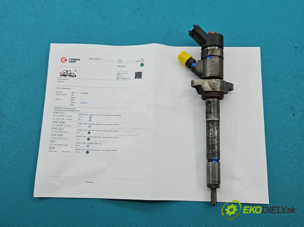 Citroen C4 I 2004-2011 1.6 hdi 90 HP manual 66 kW 1560 cm3 5- vstrek 0445110239 (Vstrekovače)